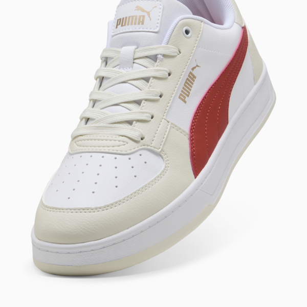 Caven 2.0 Sneakers, PUMA White-Red Fire-Vapor Gray, large-ZAF