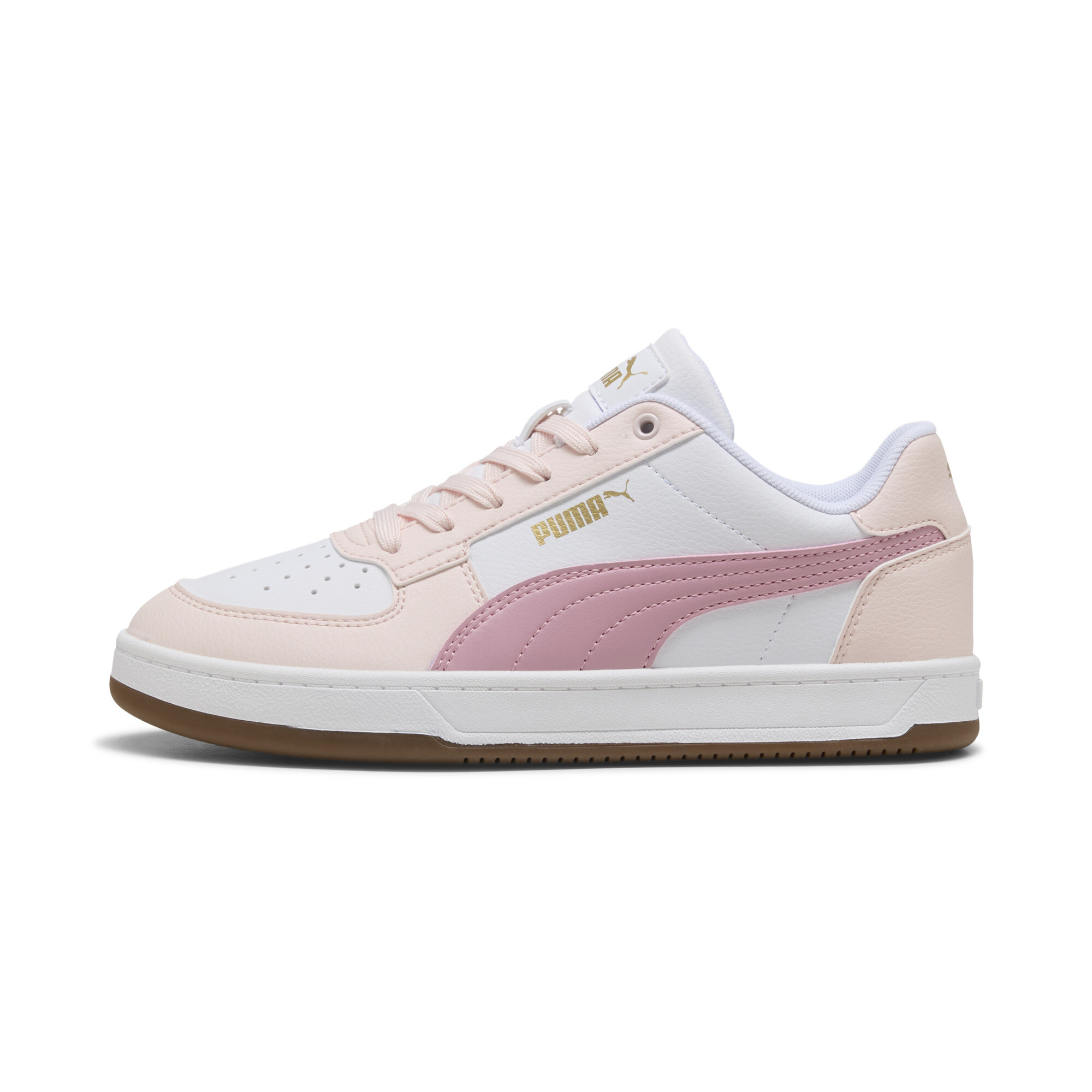 スカジャン　希少　ブラウン×ゴールド×ピンク　ボンバージャケットY2K PUMA