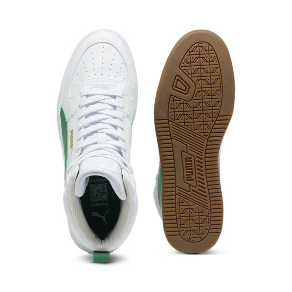 Caven 2.0 Mid Sneakers, PUMA White-Vapor Gray-Archive Green, large-ZAF