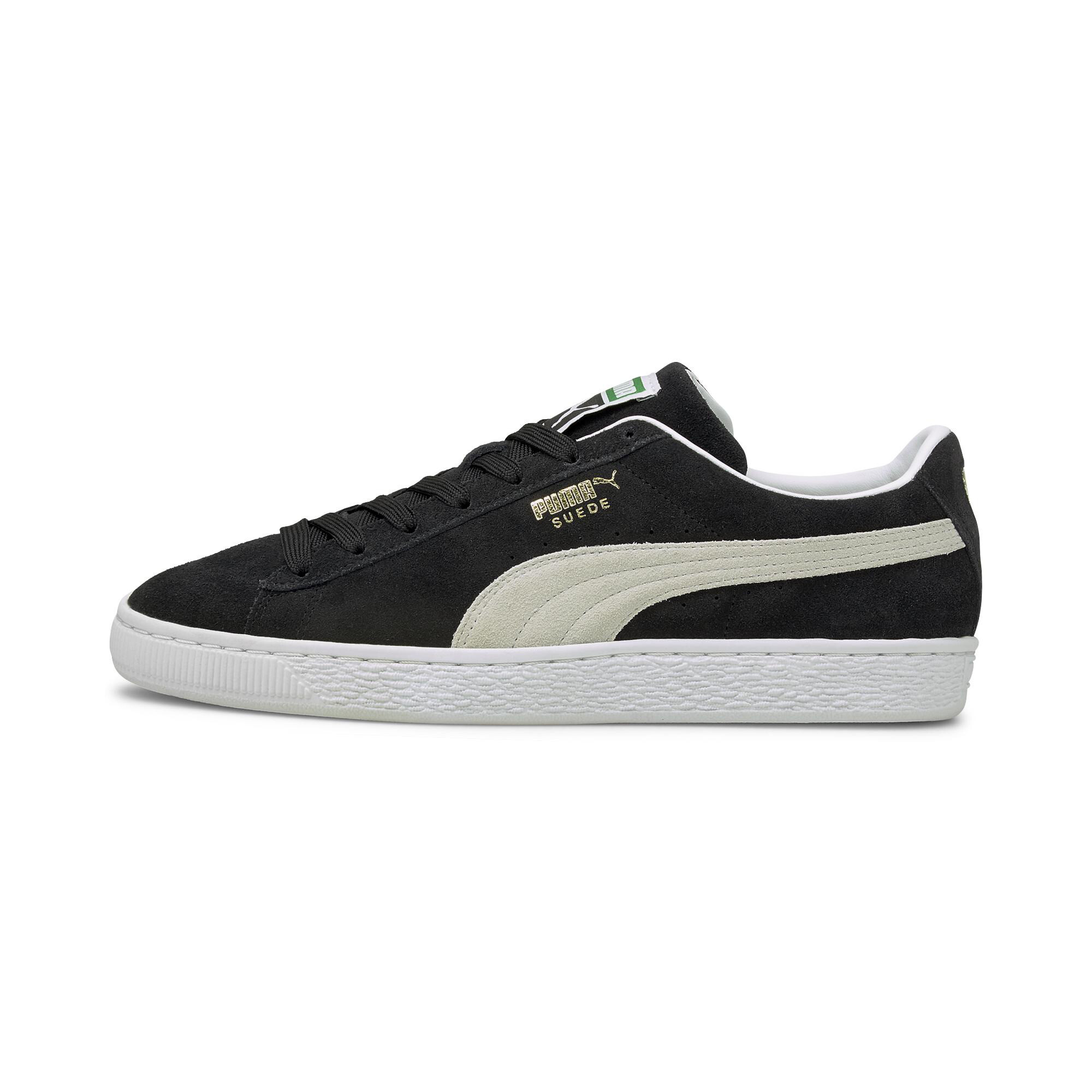 Puma suede com cheap cadarço branco