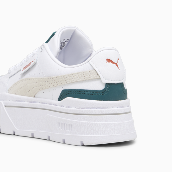 Zapatillas para mujer Mayze Stack, PUMA White-Malachite, large-ARG