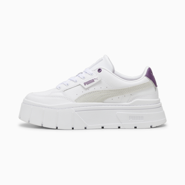 Zapatillas para mujer Mayze Stack, PUMA White-Crushed Berry, large-ARG