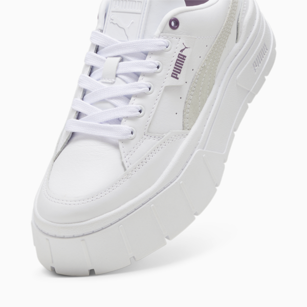 Zapatillas para mujer Mayze Stack, PUMA White-Crushed Berry, large-ARG