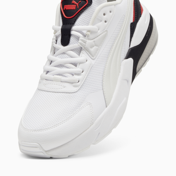 Tenis Vis2k, PUMA White-Feather Gray-For All Time Red, large-MEX