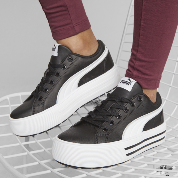 Kaia 2.0 Women's Sneakers, PUMA Black-PUMA White-Ash Gray, large-ZAF