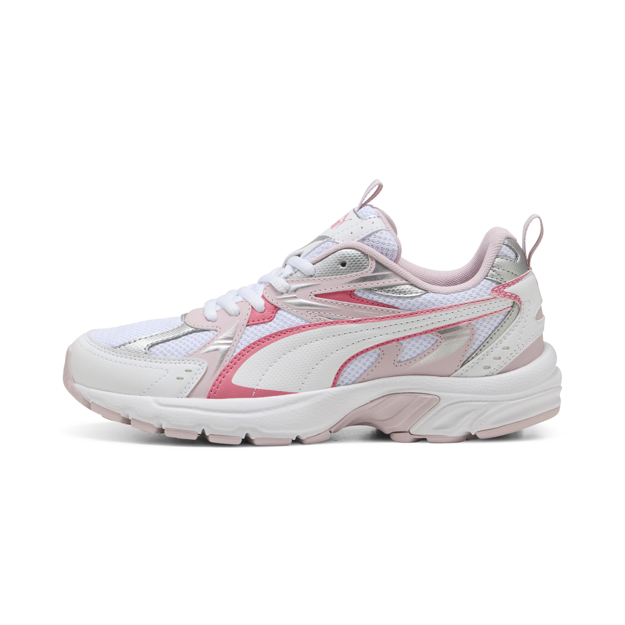 Puma Milenio Tech Sneakers Schuhe | White/Magic Rose/Rose Mauve | Größe: 41