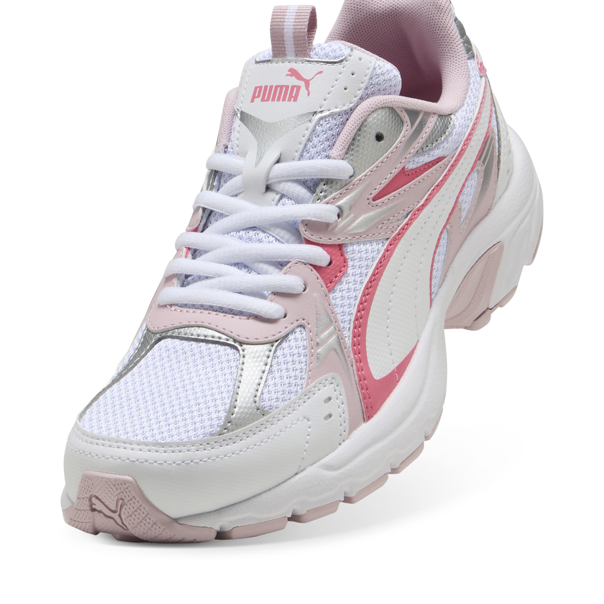 Milenio Tech sneakers, Roze/Wit, Maat 45 | PUMA