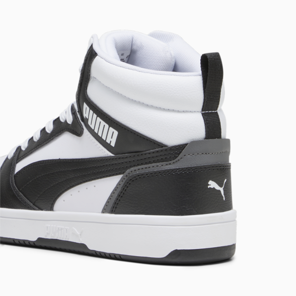 Rebound Sneakers, PUMA White-PUMA Black-Shadow Gray-PUMA White, large-MEX