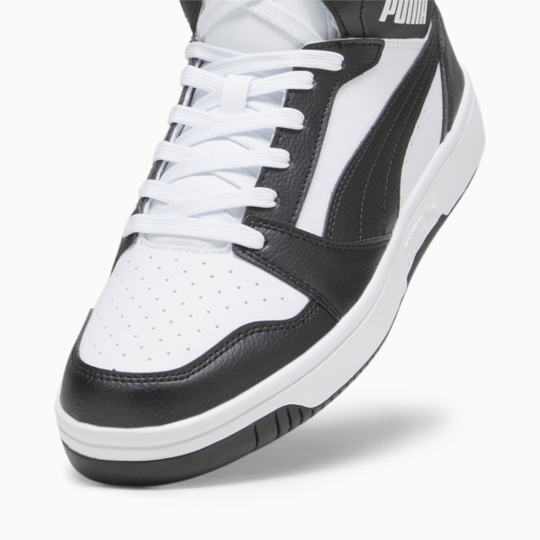 Rebound Sneakers, PUMA White-PUMA Black-Shadow Gray-PUMA White, large-MEX