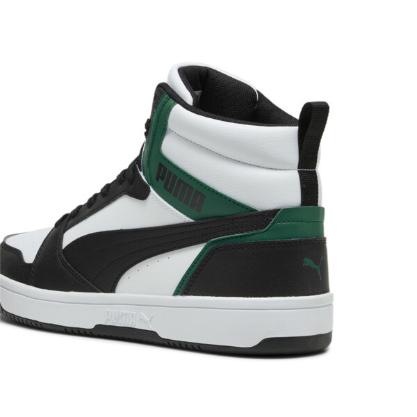 Puma black and white high tops hotsell