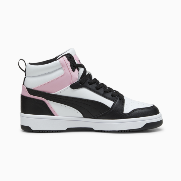 Rebound Sneakers, PUMA White-PUMA Black-Pink Lilac, large-ZAF