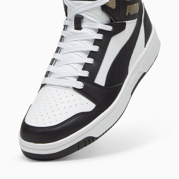 Rebound Sneakers, PUMA White-PUMA Black-Oak Branch, large-ZAF