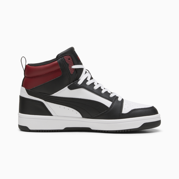 Rebound Sneakers, PUMA White-PUMA Black-Intense Red, large-ZAF