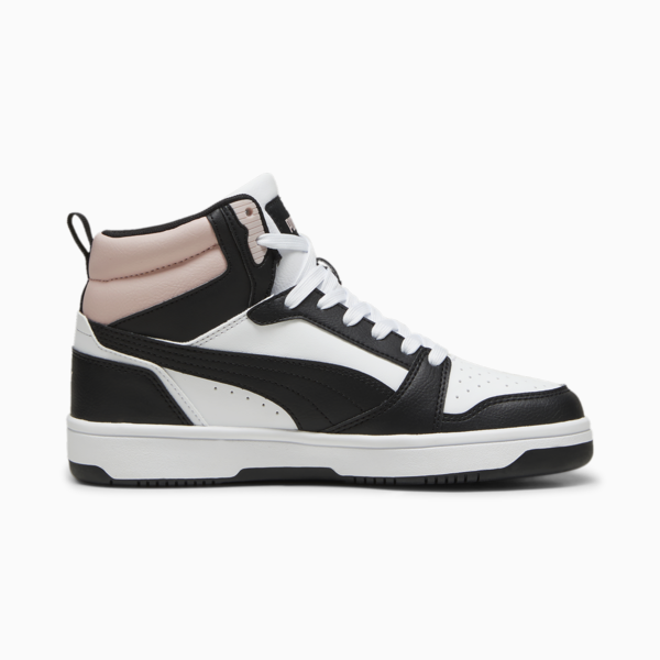 Rebound Sneakers, PUMA White-PUMA Black-Mauve Mist, large-ZAF