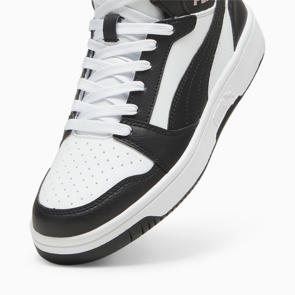 Rebound Sneakers, PUMA White-PUMA Black-Mauve Mist, large-ZAF