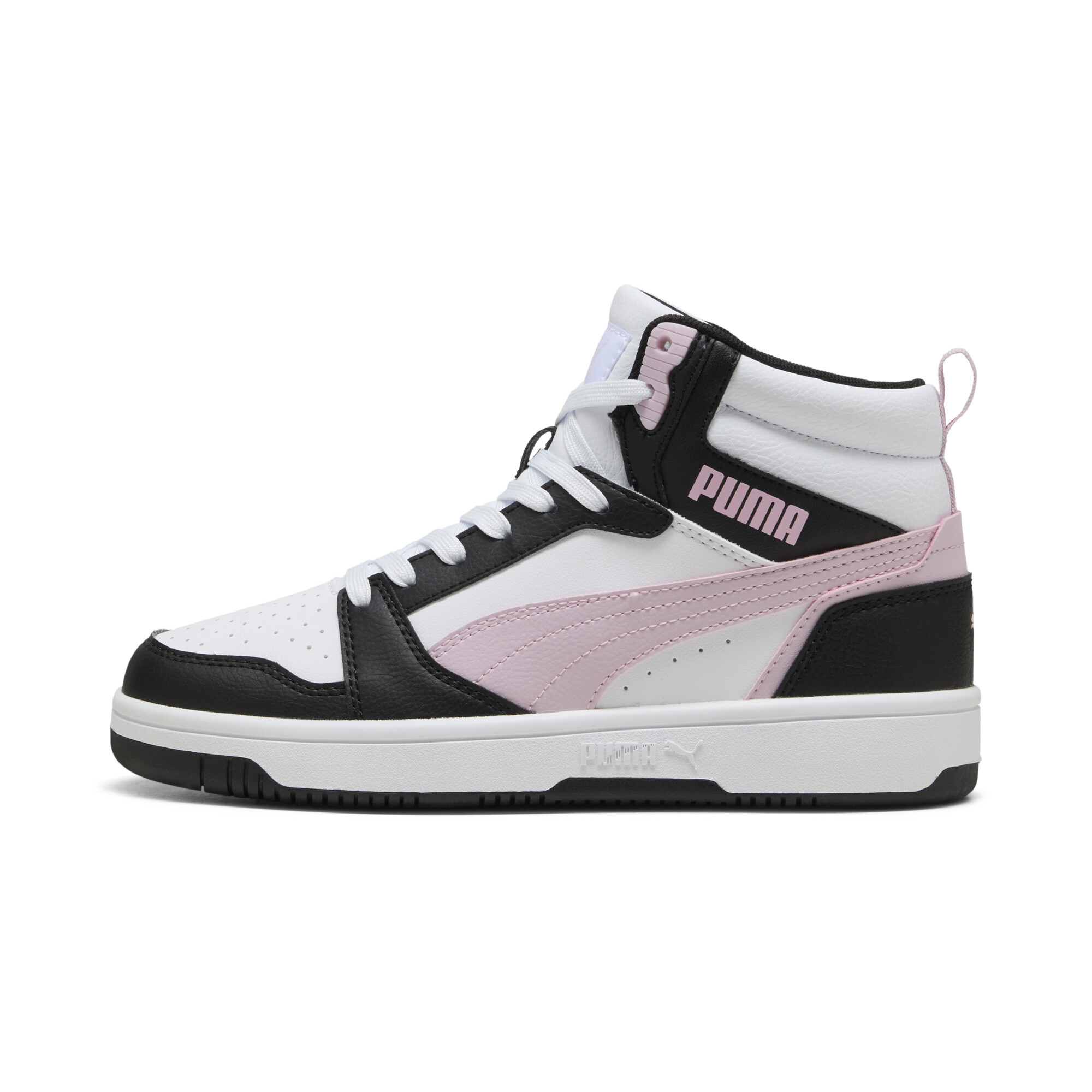 Puma Rebound Sneakers Schuhe | Mit Colorful | White/Rose Mauve/Black | Größe: 35.5