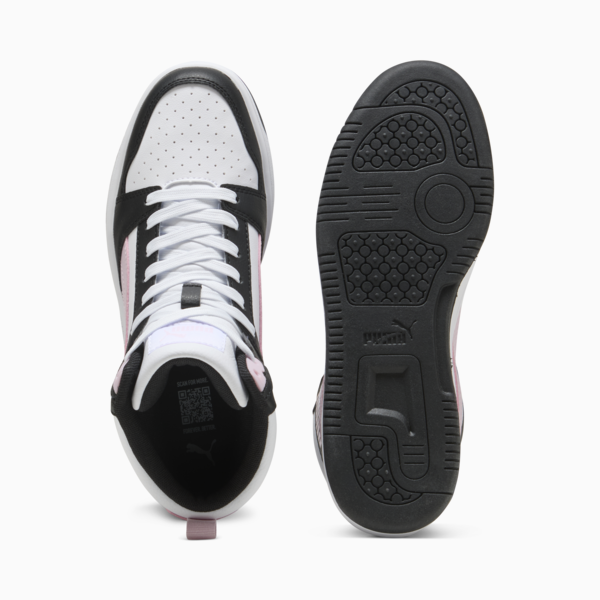 Rebound Sneakers, PUMA White-Rose Mauve-PUMA Black, large-MEX