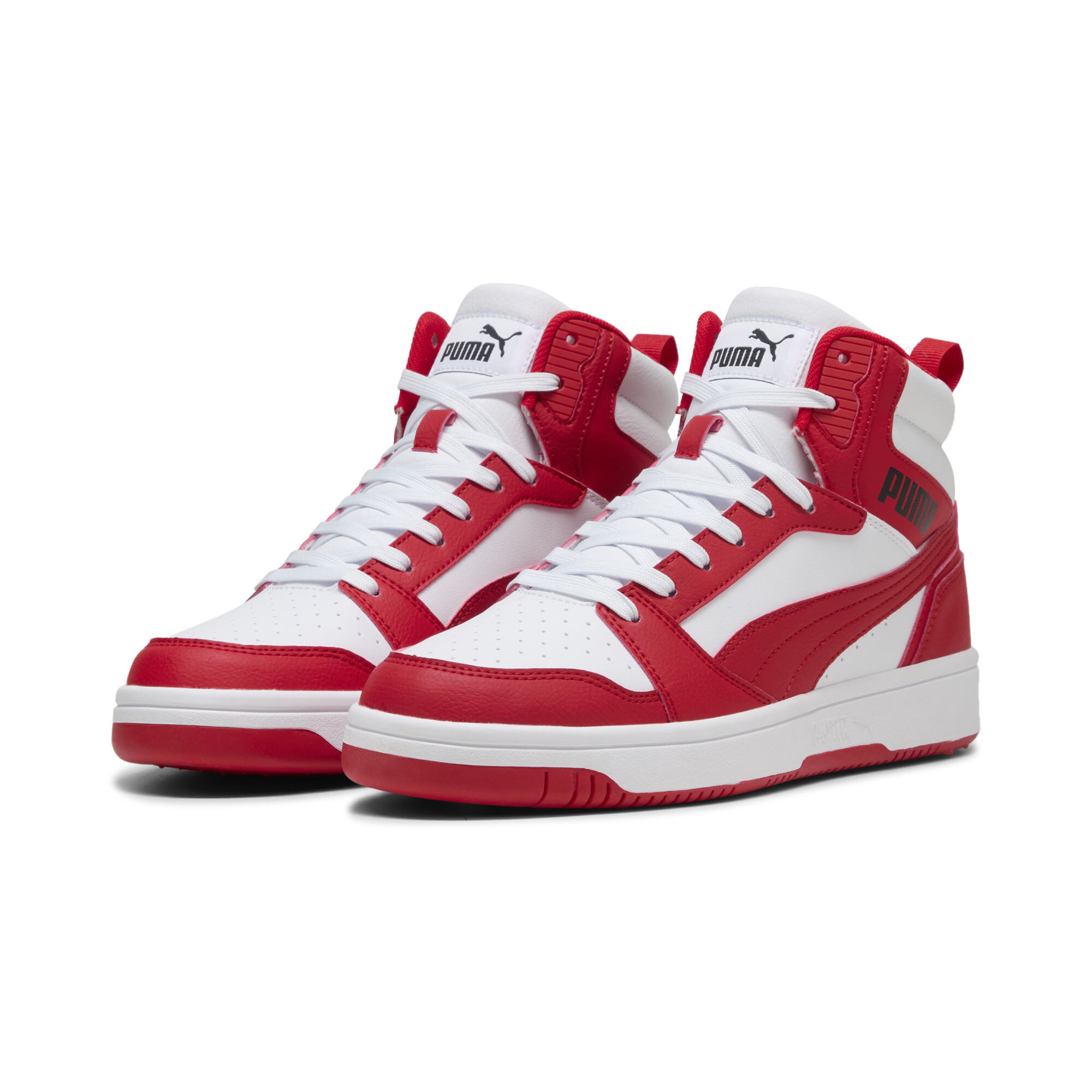 PUMA Rebound sneakers, Zwart/Rood/Wit, Maat 41 thumbnail 6