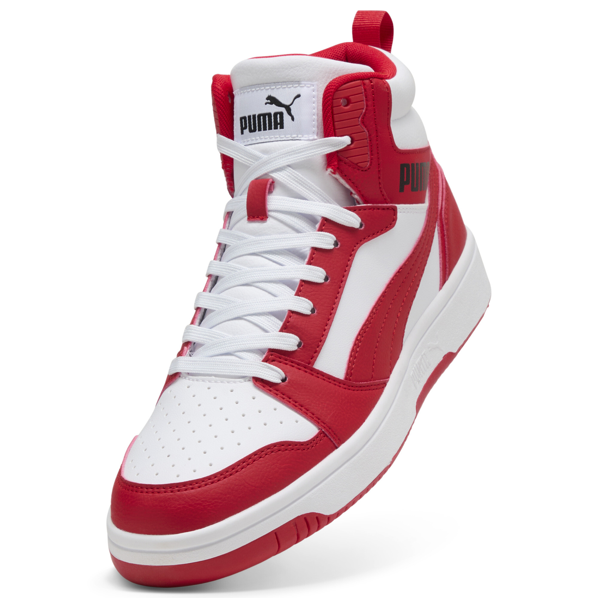 PUMA Rebound sneakers, Zwart/Rood/Wit, Maat 41 thumbnail 2