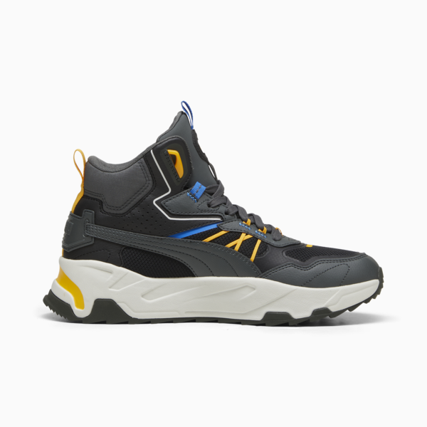 Trinity Mid Hybrid Men's Sneakers, PUMA Black-Shadow Gray-Tangerine-Hyperlink Blue, large-ZAF