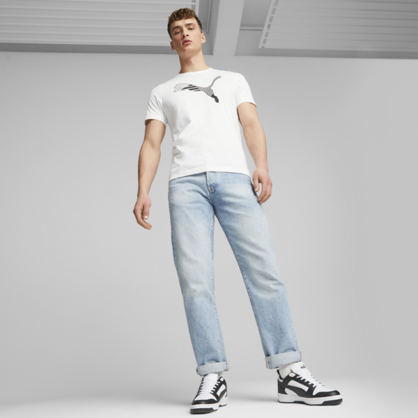 Rebound V6 Low Sneakers, PUMA White-PUMA Black-PUMA White, large-ZAF