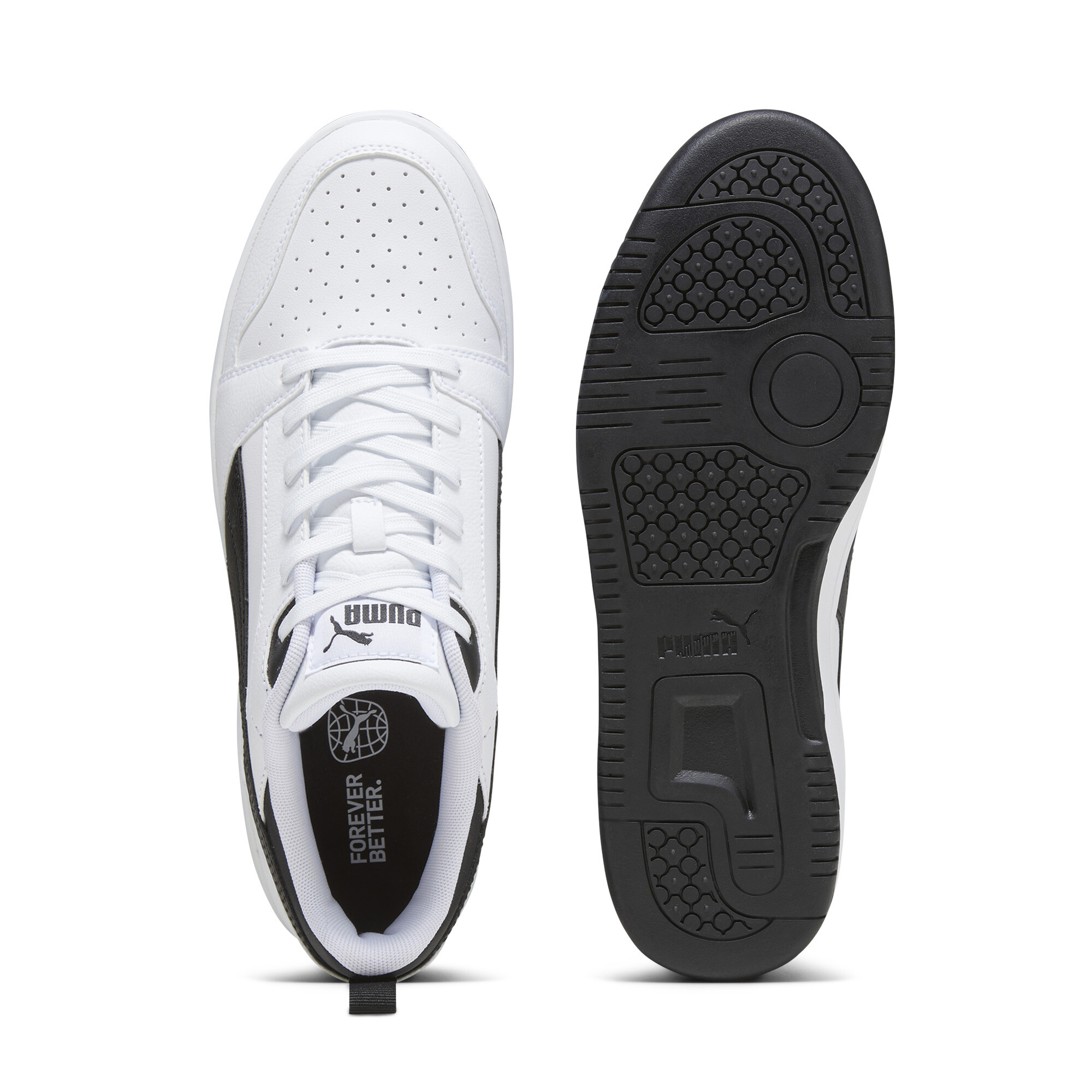 PUMA Rebound V6 Low sneakers, Zwart/Wit, Maat 48 thumbnail 4