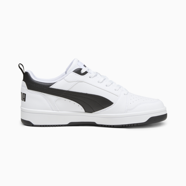 Rebound V6 Low Sneakers, PUMA White-PUMA Black-PUMA Black, large-ZAF