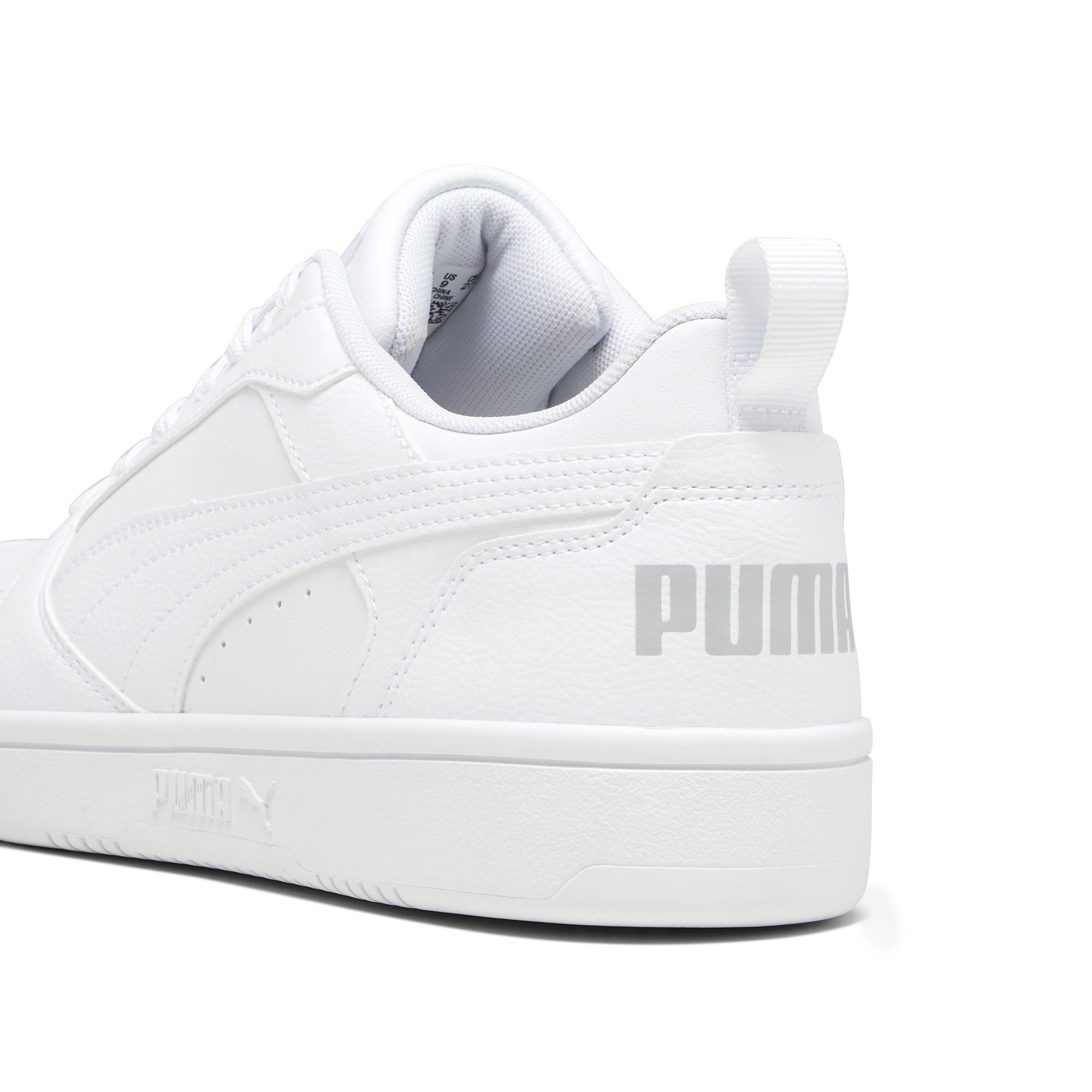 Puma Rebound V6 Low Sneakers, White, Size 42.5, Shoes