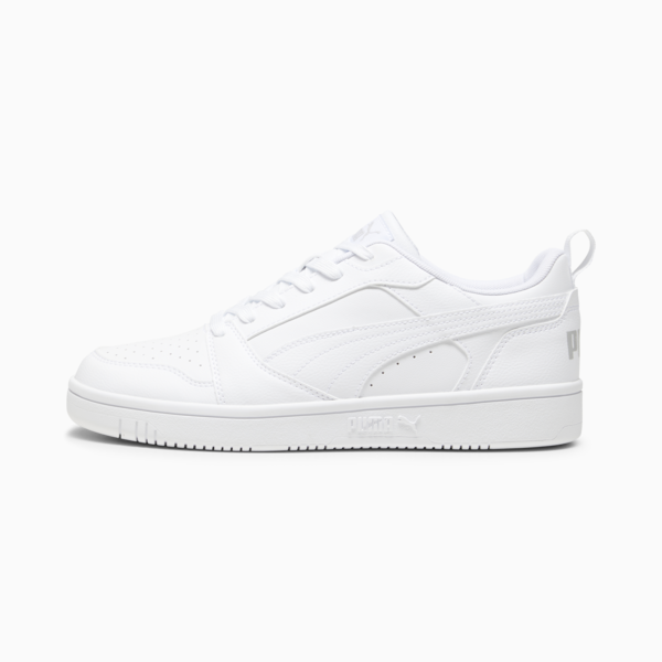 Tenis Rebound V6 Gamuza, PUMA White-Cool Light Gray, large-MEX