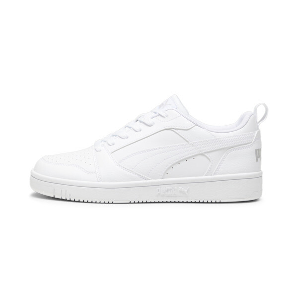 Puma Rebound V6 Low Sneakers In White-cool Light Gray