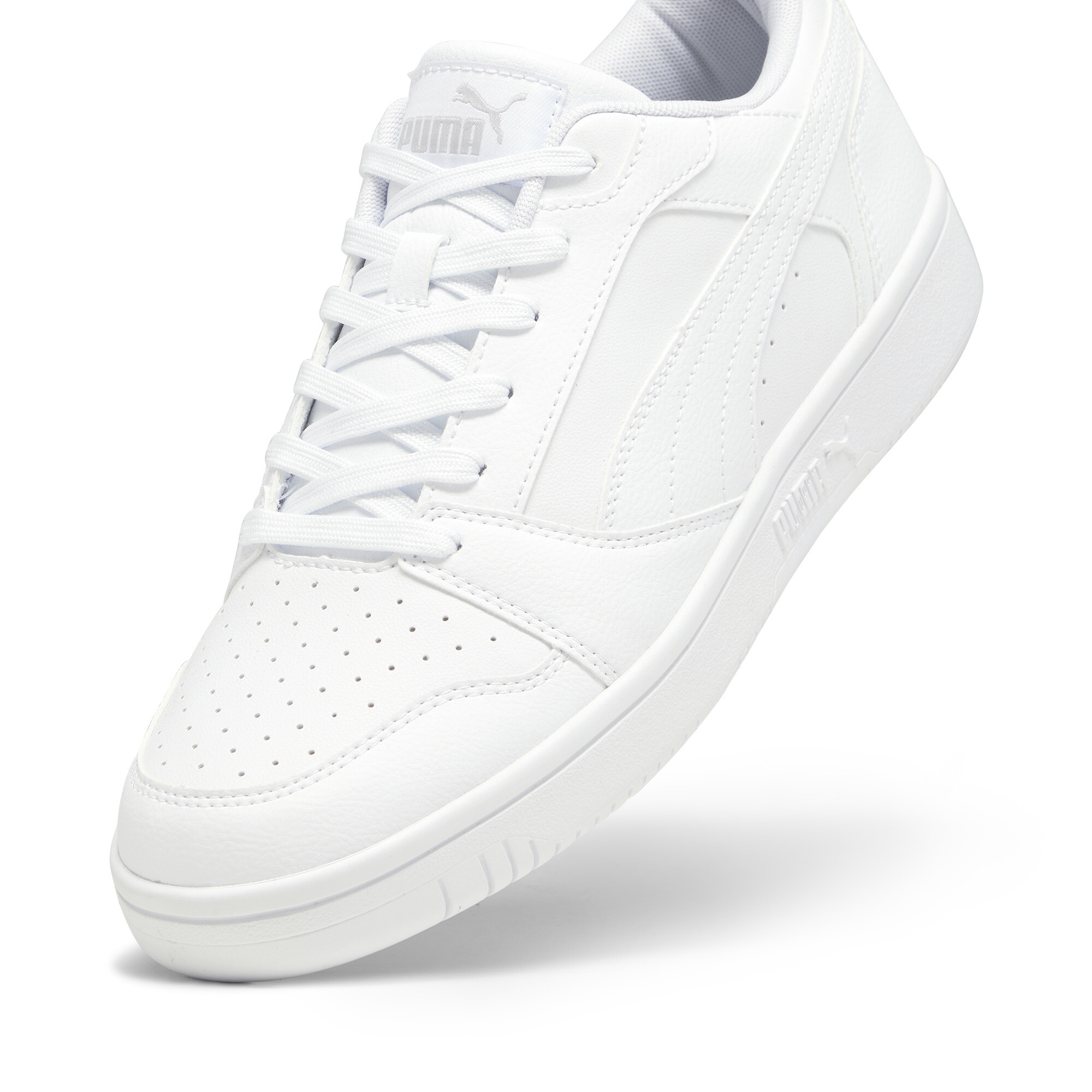 Puma Rebound V6 Low Sneakers, White, Size 42.5, Shoes