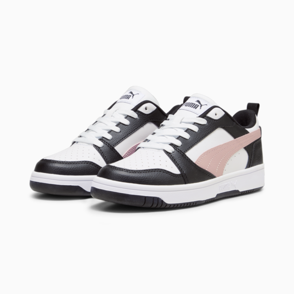 Tenis Rebound V6 Gamuza, PUMA White-Future Pink-PUMA Black, large-MEX