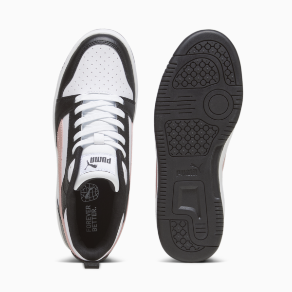 Tenis Rebound V6 Gamuza, PUMA White-Future Pink-PUMA Black, large-MEX