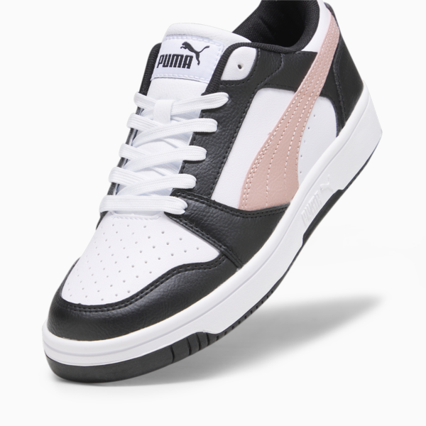 Tenis Rebound V6 Gamuza, PUMA White-Future Pink-PUMA Black, large-MEX