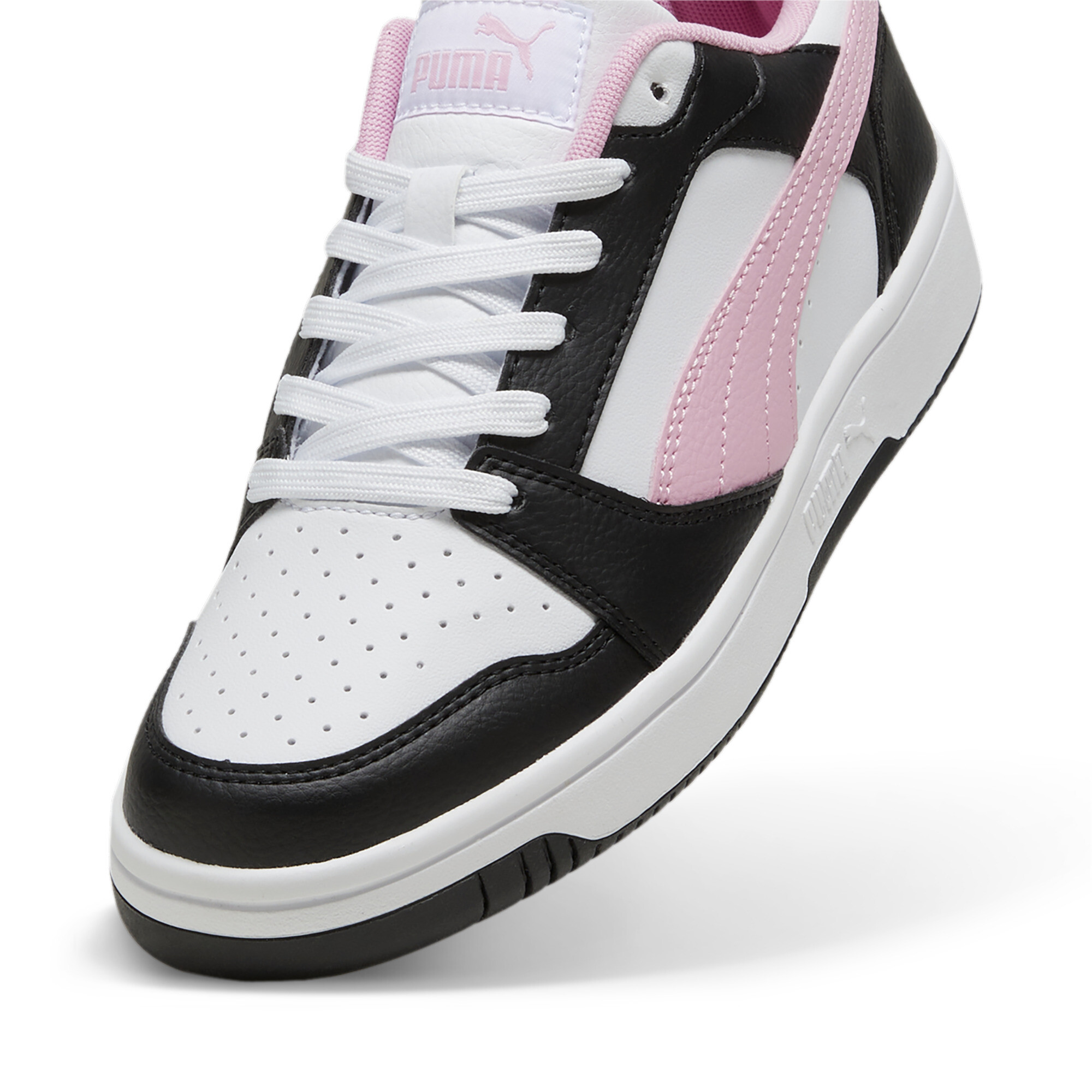 PUMA Rebound V6 Low sneakers, Wit/Roze/Zwart