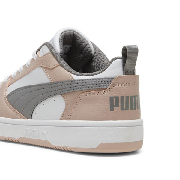 Rebound V6 Low Sneakers, Rose Quartz-PUMA White-Stormy Slate, large-ZAF