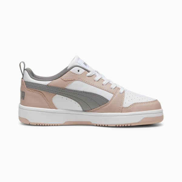 Rebound V6 Low Sneakers, Rose Quartz-PUMA White-Stormy Slate, large-ZAF