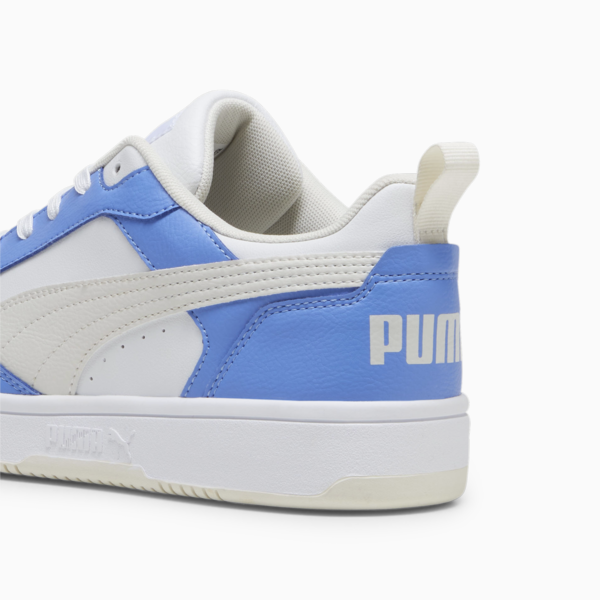Rebound V6 Low Sneakers, Blue Skies-Vapor Gray-PUMA White, large-ZAF