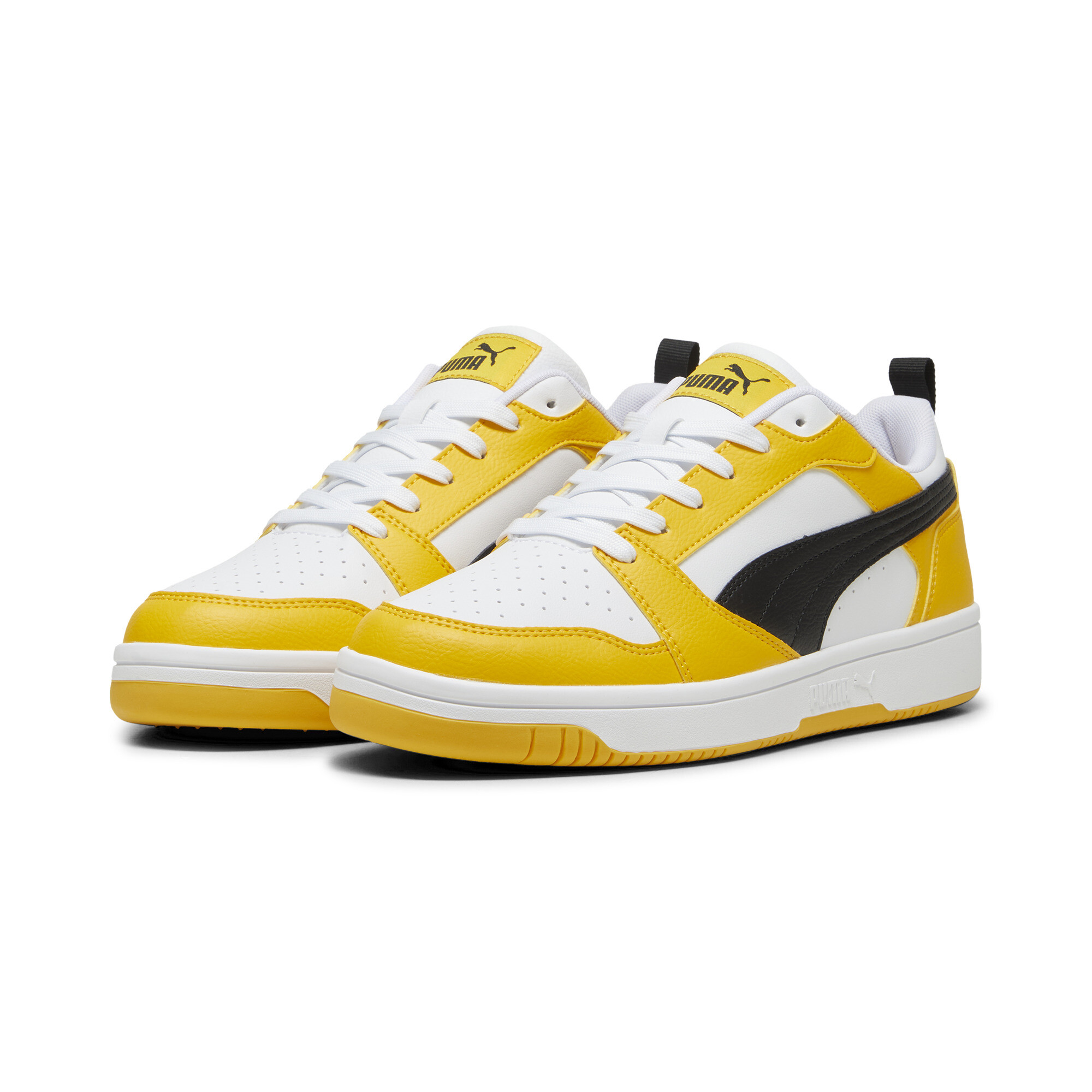 Puma Rebound V6 Low Sneakers, Yellow, Size 44.5, Shoes