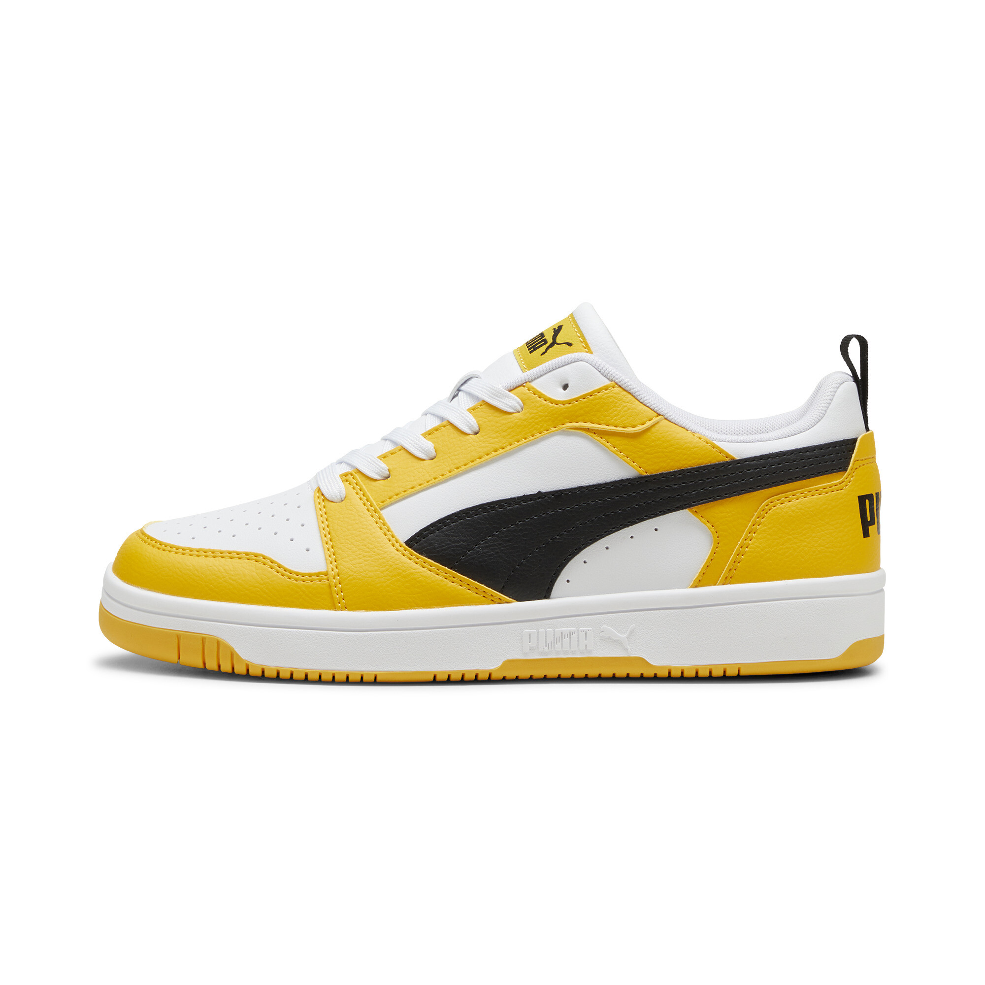 Puma Rebound V6 Low Sneakers, Yellow, Size 44.5, Shoes