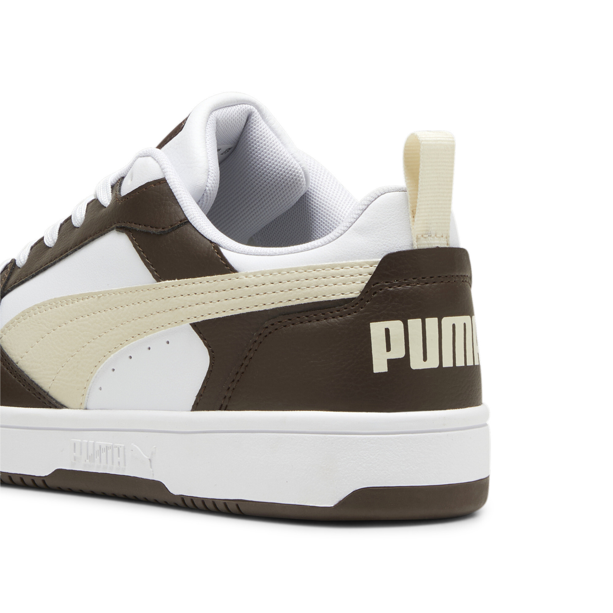 Puma Rebound V6 Low Sneakers, Brown, Size 42.5, Shoes