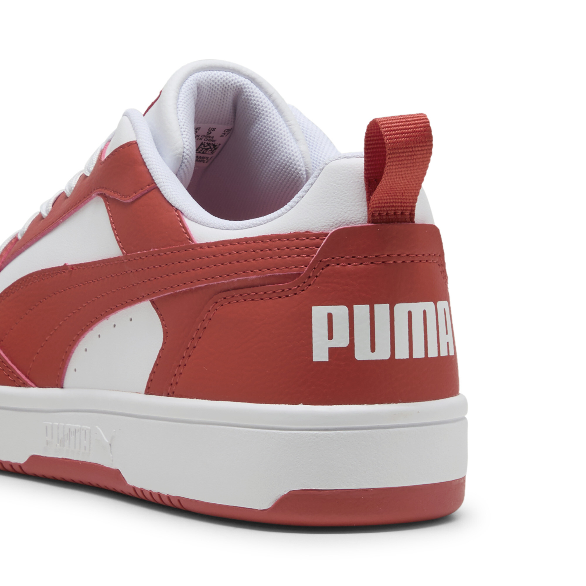 Puma Rebound V6 Low Sneakers, White, Size 35.5, Shoes