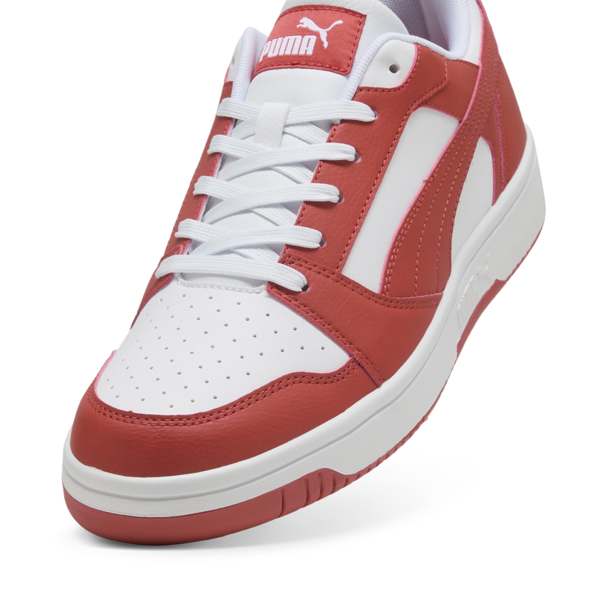 Puma Rebound V6 Low Sneakers, White, Size 35.5, Shoes