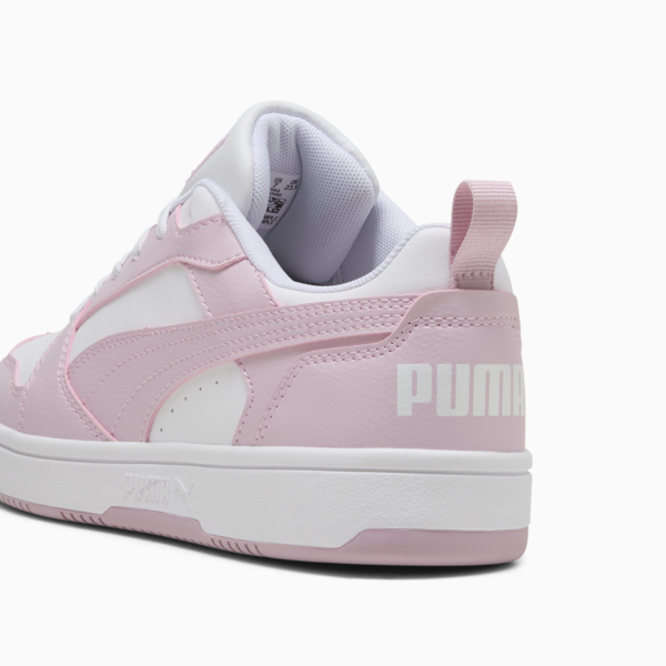 Rebound V6 Low Sneakers, PUMA White-Rose Mauve, large-MEX