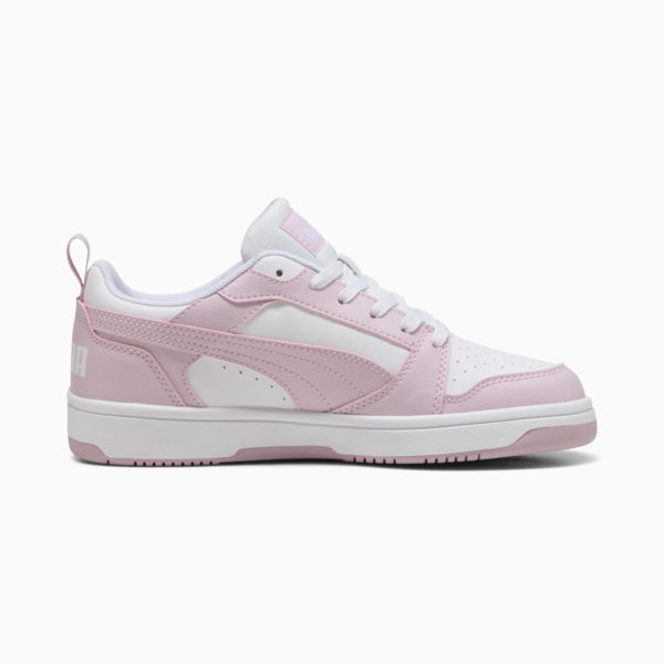 Rebound V6 Low Sneakers, PUMA White-Rose Mauve, large-MEX