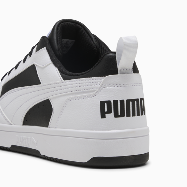 Rebound V6 Low Sneakers, PUMA Black-PUMA White, large-ZAF