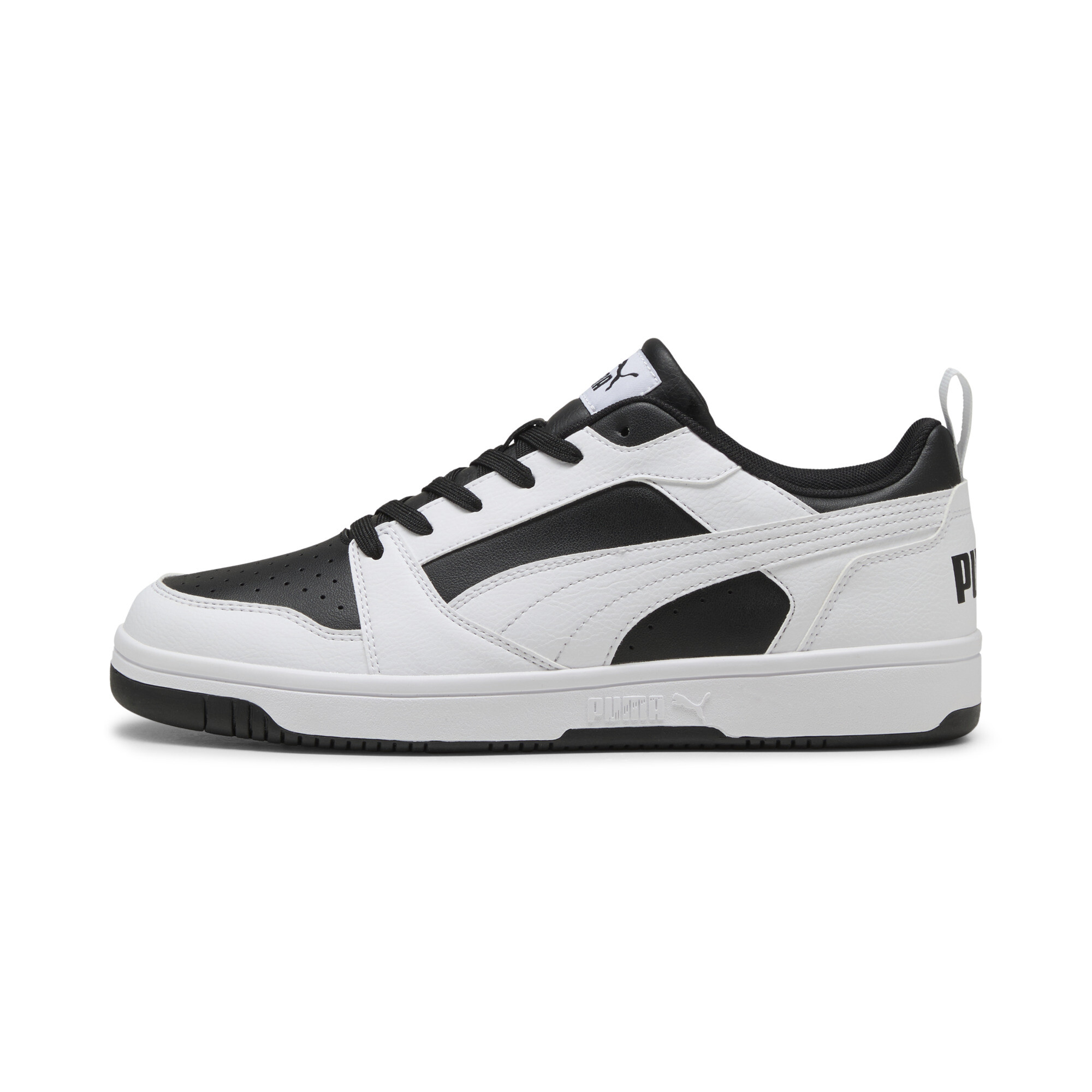 Puma Rebound V6 Low Sneakers Schuhe | Mit Colorful | Black/White | Größe: 43