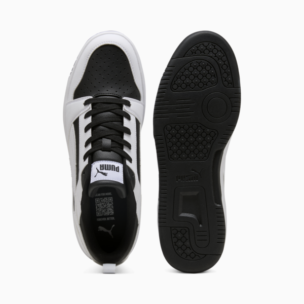 Rebound V6 Low Sneakers, PUMA Black-PUMA White, large-ZAF