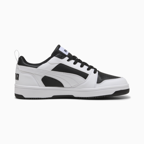 Rebound V6 Low Sneakers, PUMA Black-PUMA White, large-ZAF