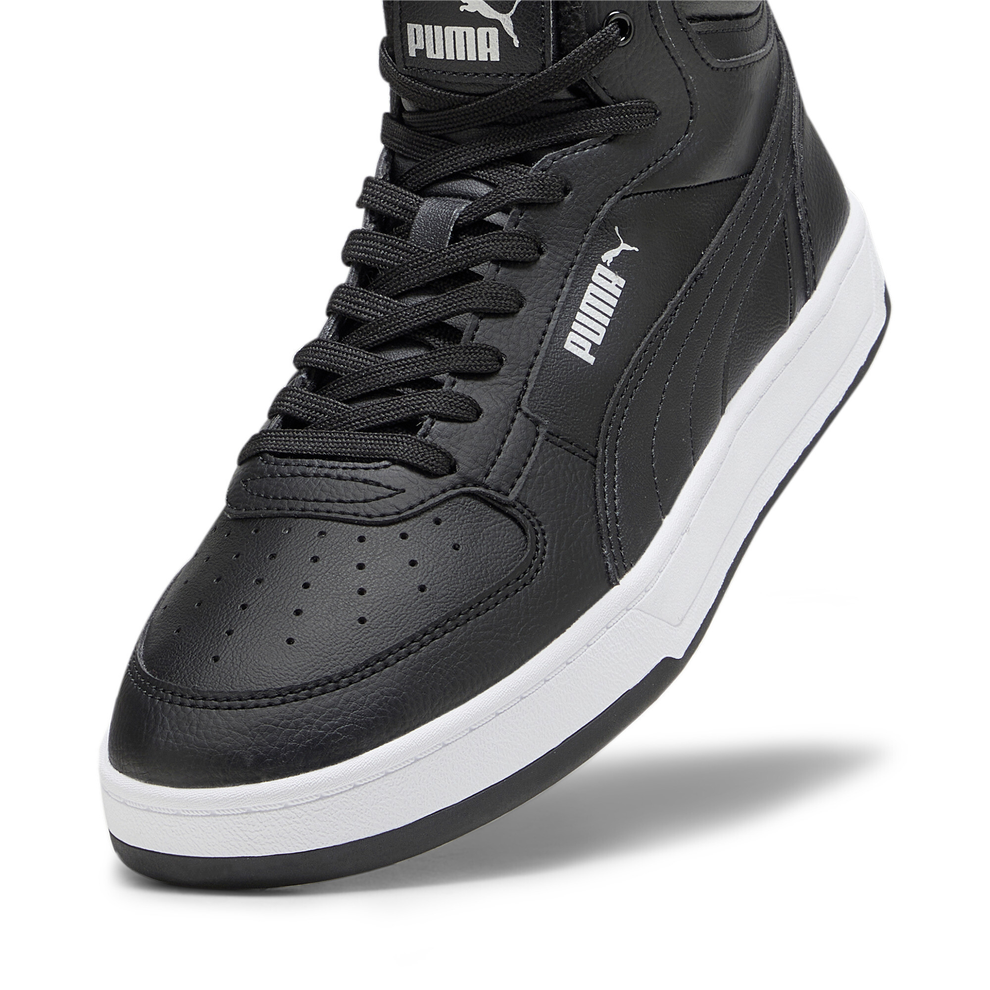 PUMA Puma Caven 2.0 Mid WTR Unisex Sneakers - Puma Black-Puma Silver-Puma White - Maat 44